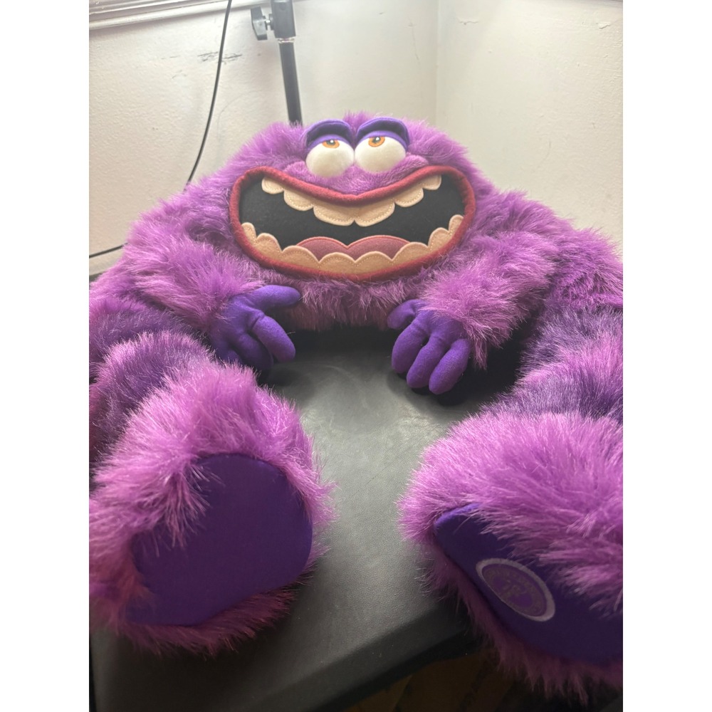 Disney Store Art Monsters University Purple Plush Oozma Kappa Pixar Toy
